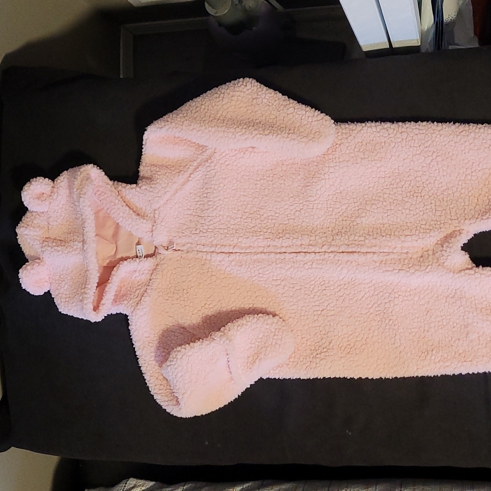 6-12m pink winter suit